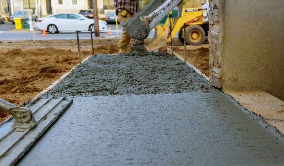 jaki beton na podjazd